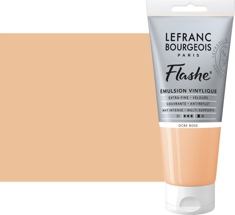 Lefranc Bourgeois - Akrylmaling - Flashe - Pink Ochre 80 Ml