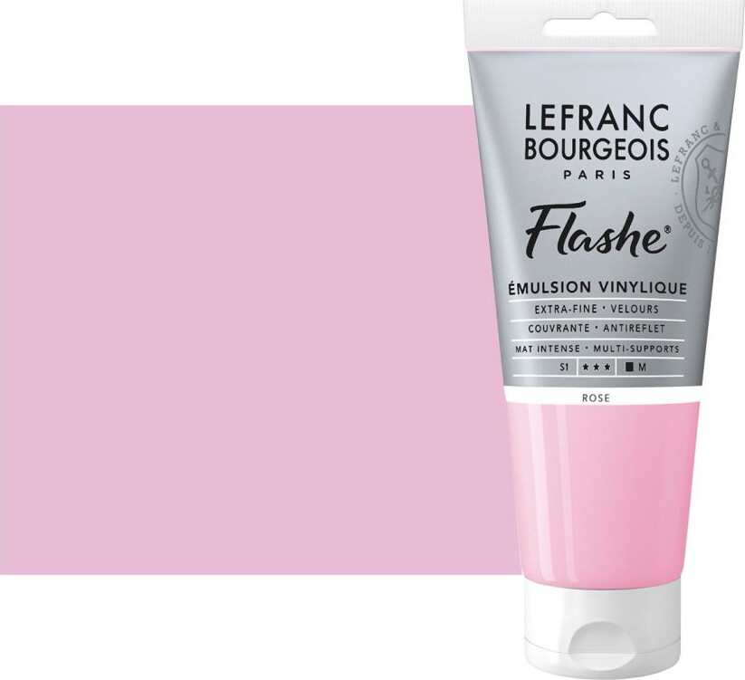 Lefranc Bourgeois - Akrylmaling - Flashe - Rose 80 Ml