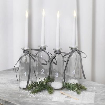 Flaske - H 16 Cm - Ø 5 5 Cm - 235 Ml - 6 Stk