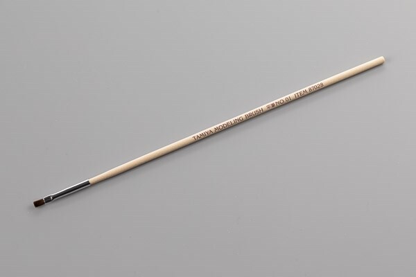 Tamiya - Modeling Brush No 01 - Flat - 87028