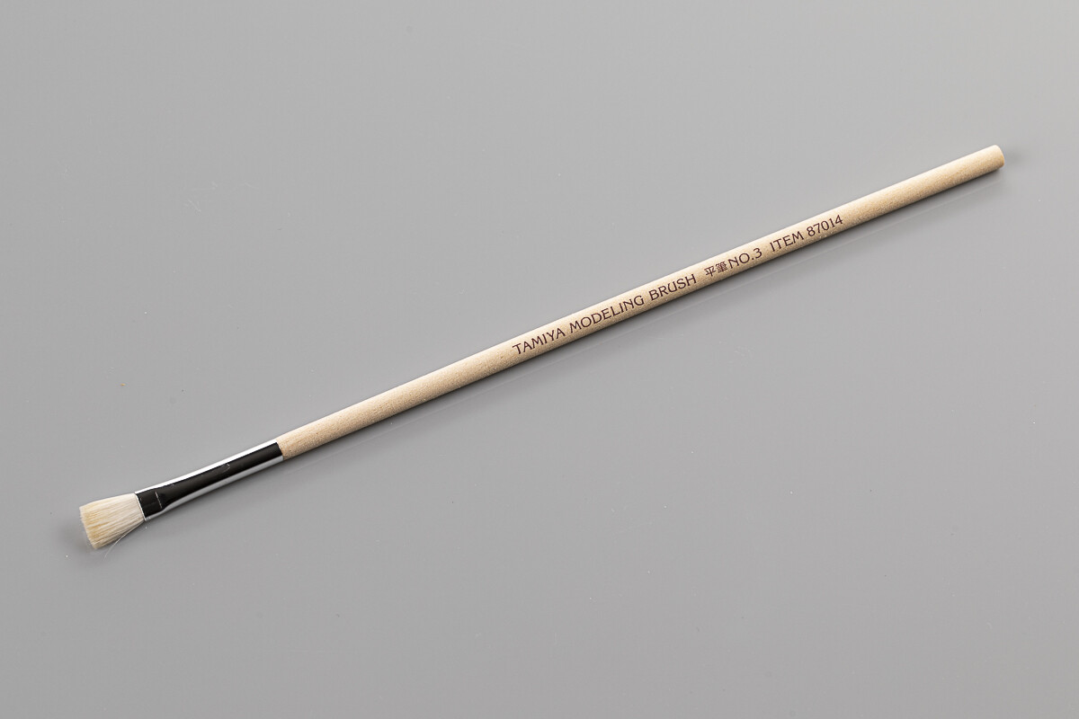 Tamiya - Modeling Brush No 3 - Flat - 87014