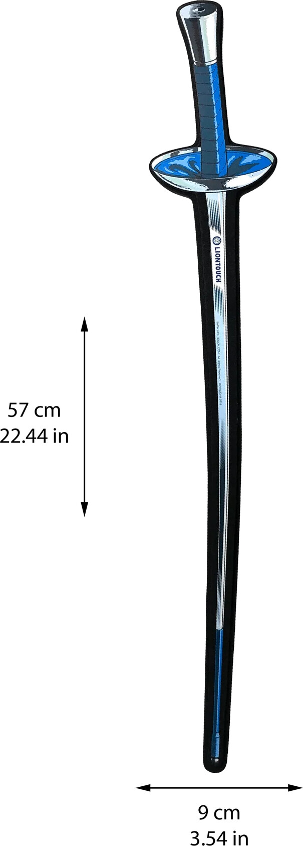 Liontouch - Skumsværd Legetøj Til Børn - Fleuret - Blå