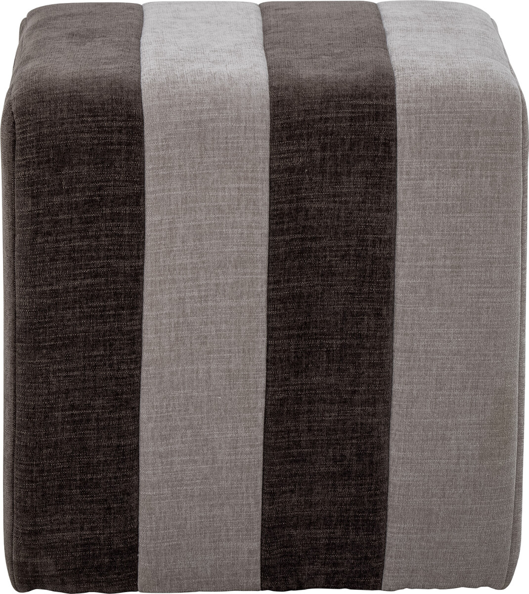 Bloomingville - Flint Puf - Firkantet - Brun - Polyester