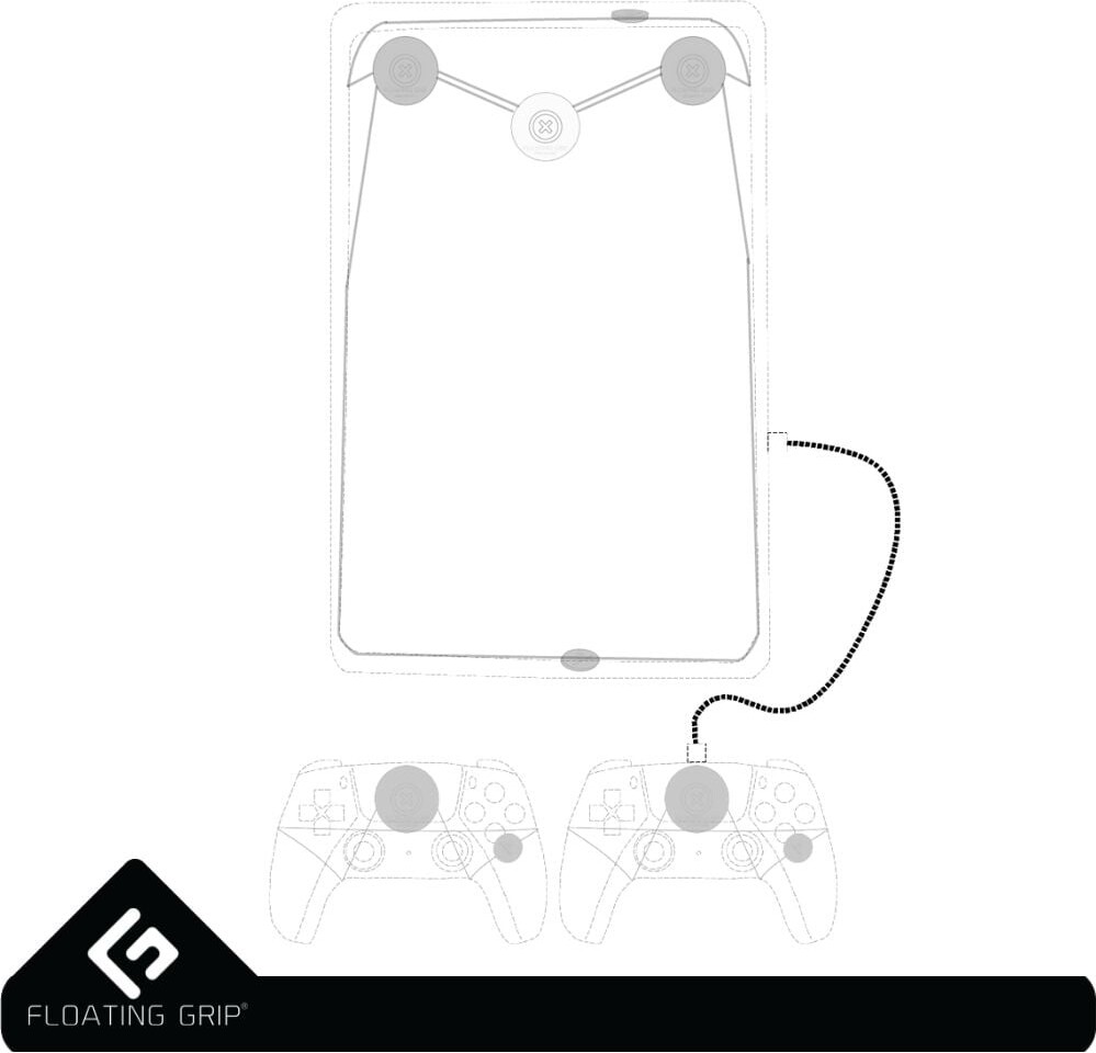 Floating Grip - Usb-C Kabel - 0 5 Meter - Blå