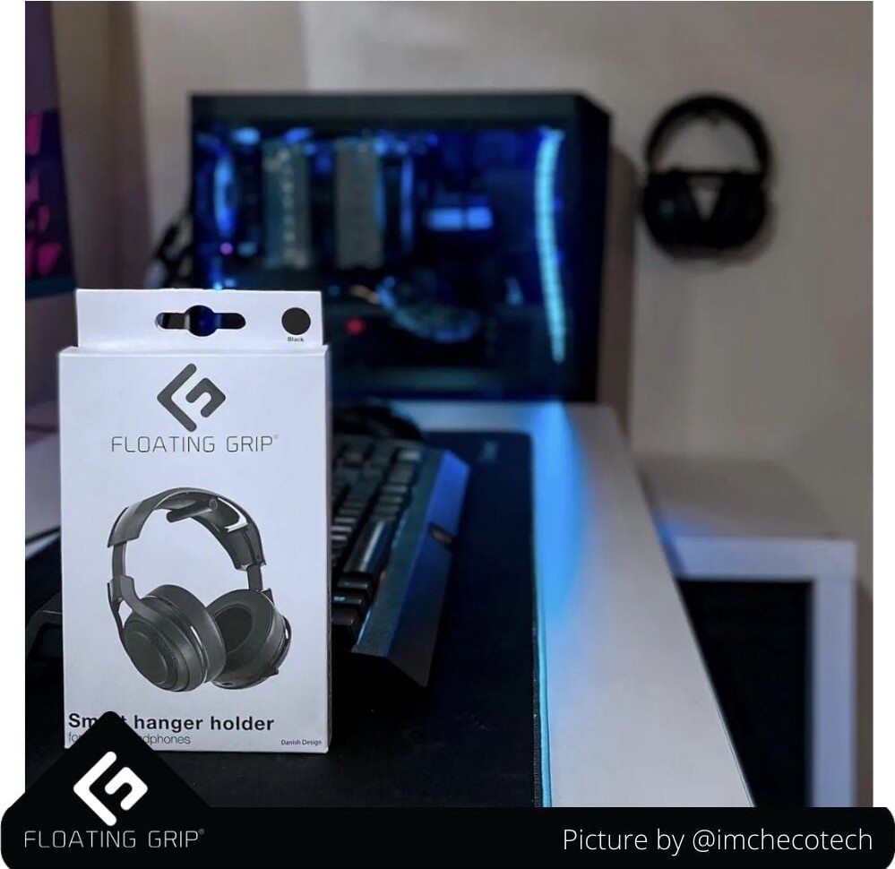 Holder Til Høretelefoner - Floating Grip - Sort