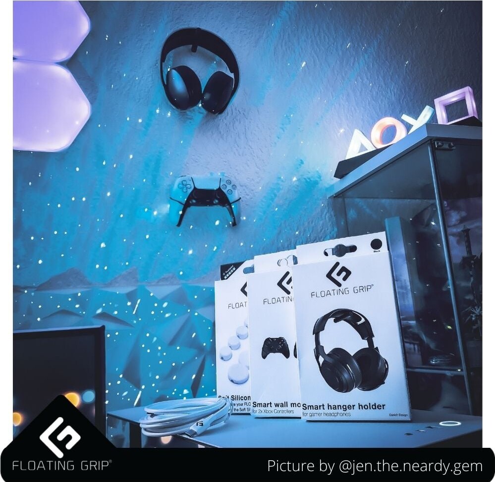 Holder Til Høretelefoner - Floating Grip - Sort