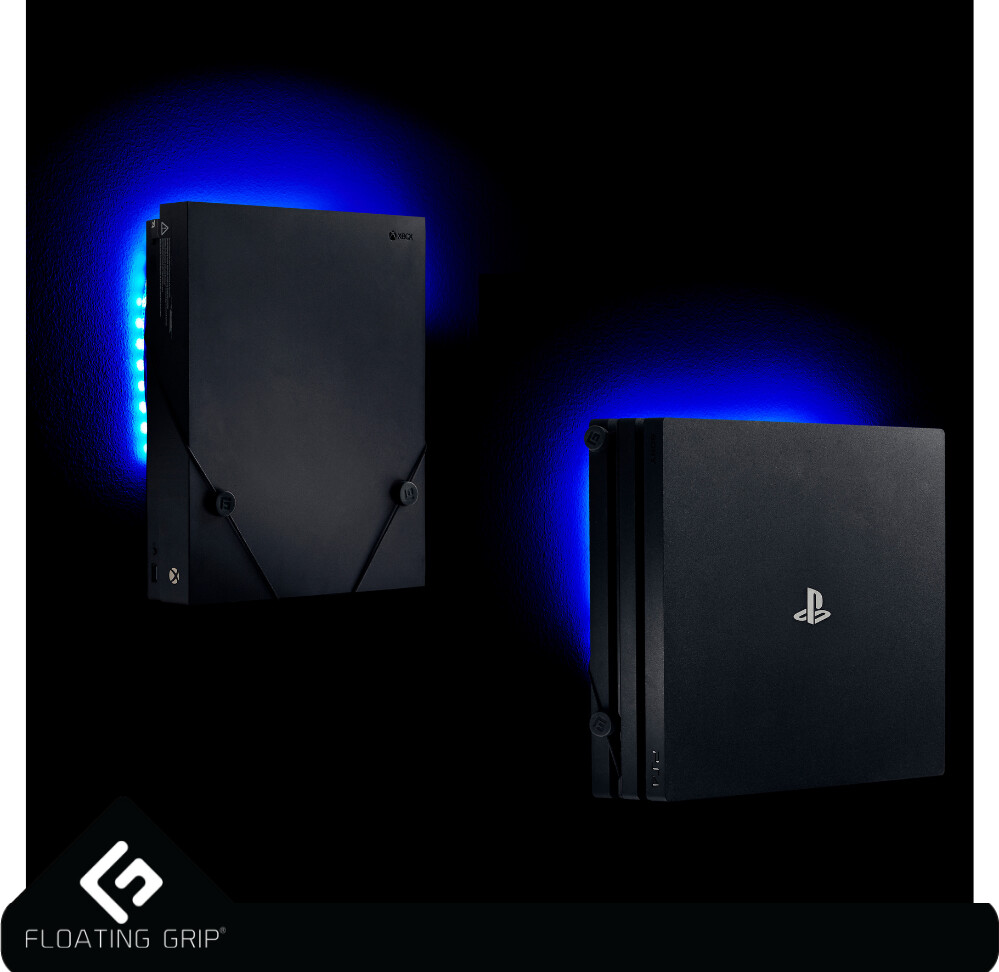 Floating Grip - Led Lys Til Playstation Og Xbox - Blå