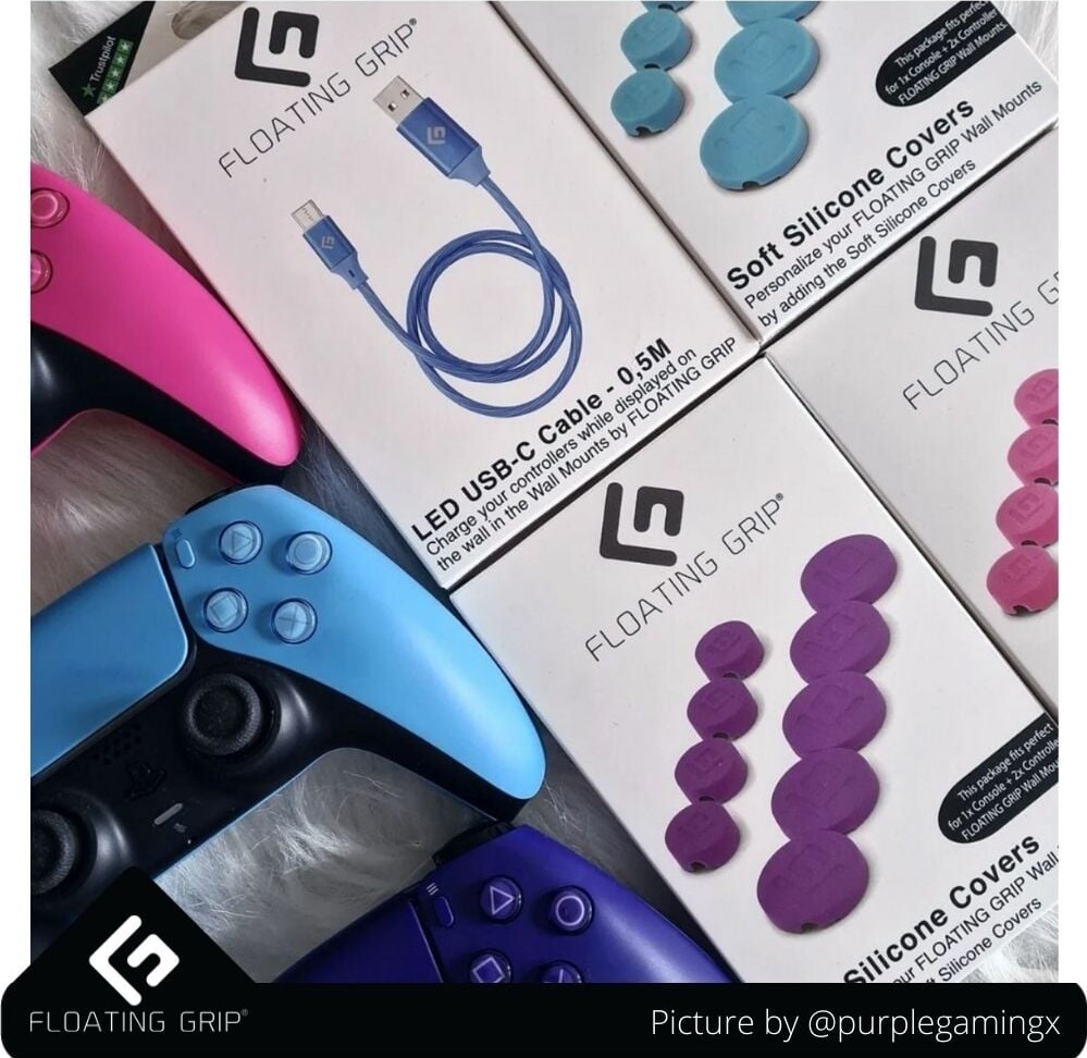 Floating Grip Soft Silicon Covers For Wall Mounts