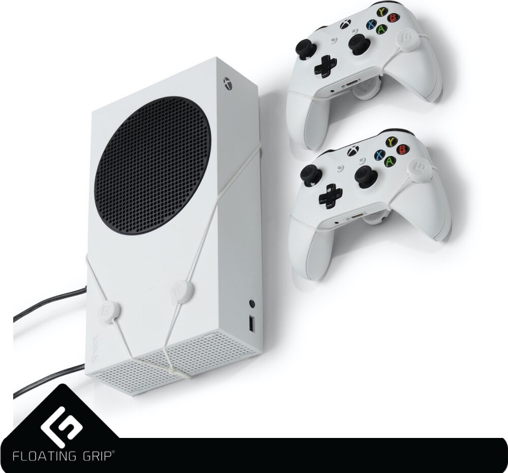 Floating Grip - Silikone Covers Til Vægbeslag - Hvid