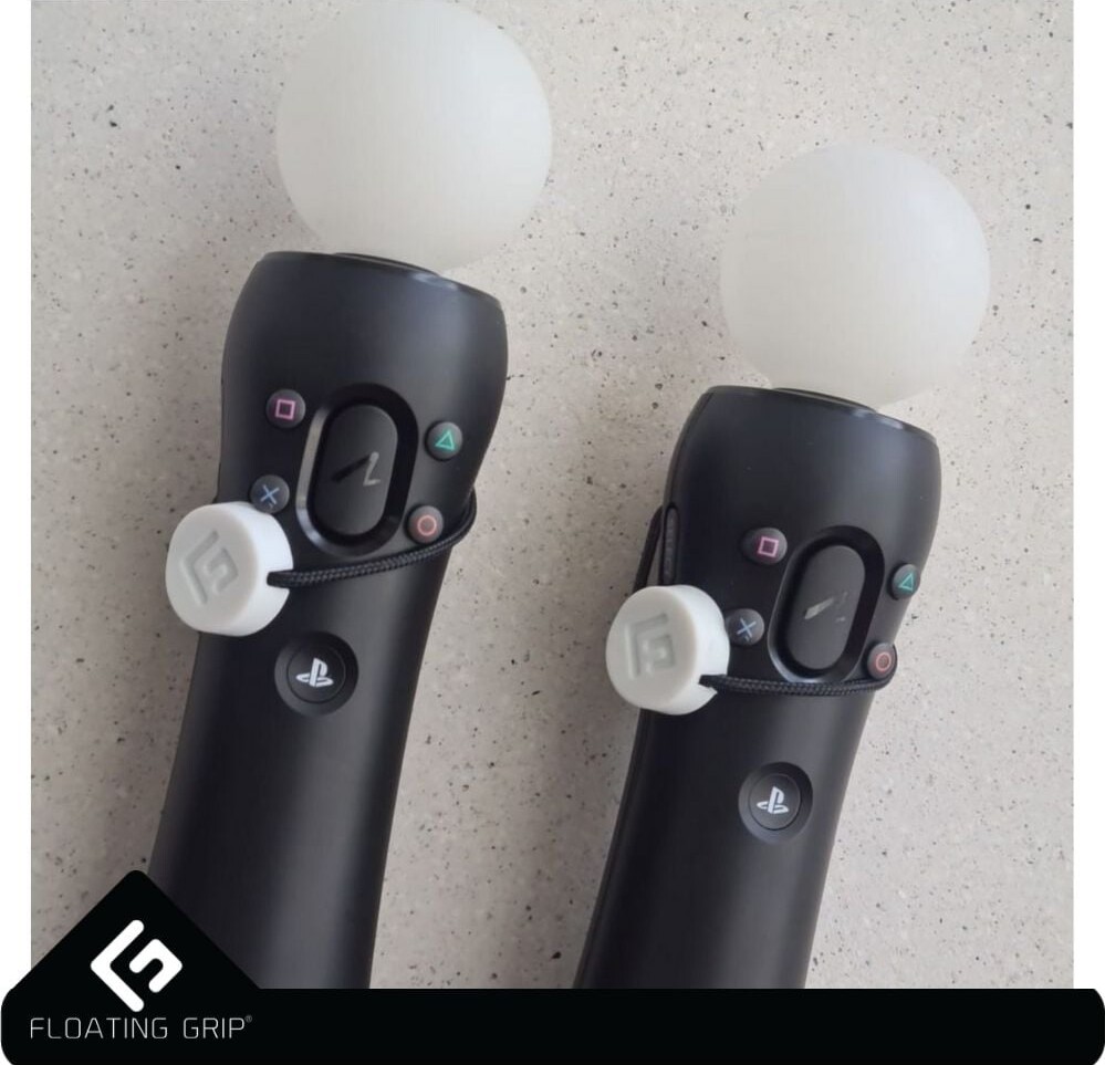 Floating Grip - Silikone Covers Til Vægbeslag - Hvid