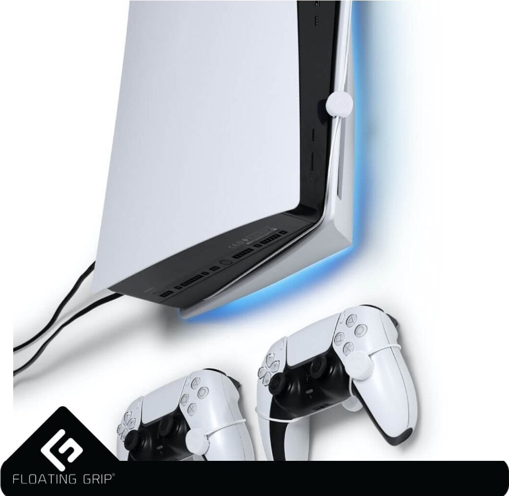 Floating Grip - Silikone Covers Til Vægbeslag - Hvid