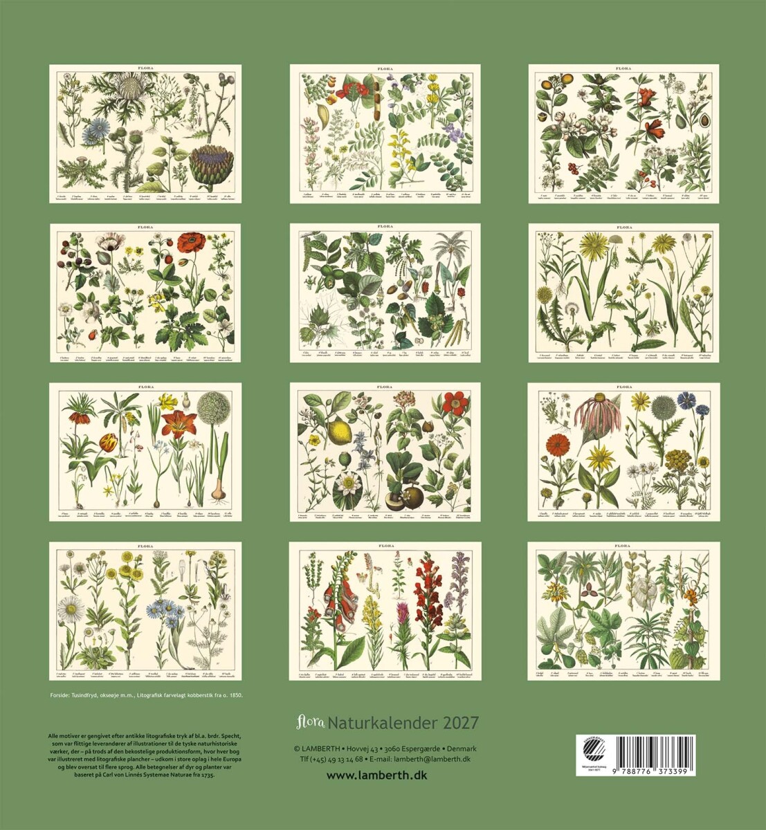 Lamberth - Natur Flora Kalender 2027
