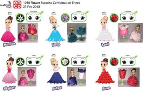 Flowers Surprise Dukke - Assorteret