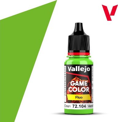 Vallejo - Game Color - Fluorescent Green - 18 Ml - 72104