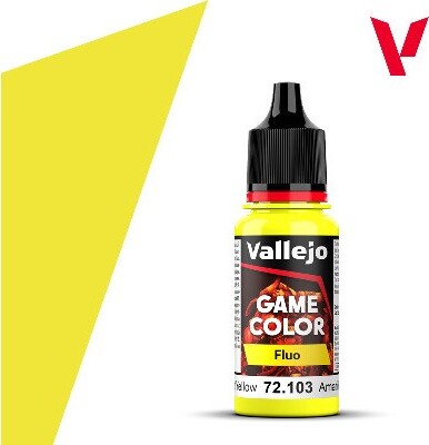 Vallejo - Game Color - Fluorescent Yellow - 18 Ml - 72103
