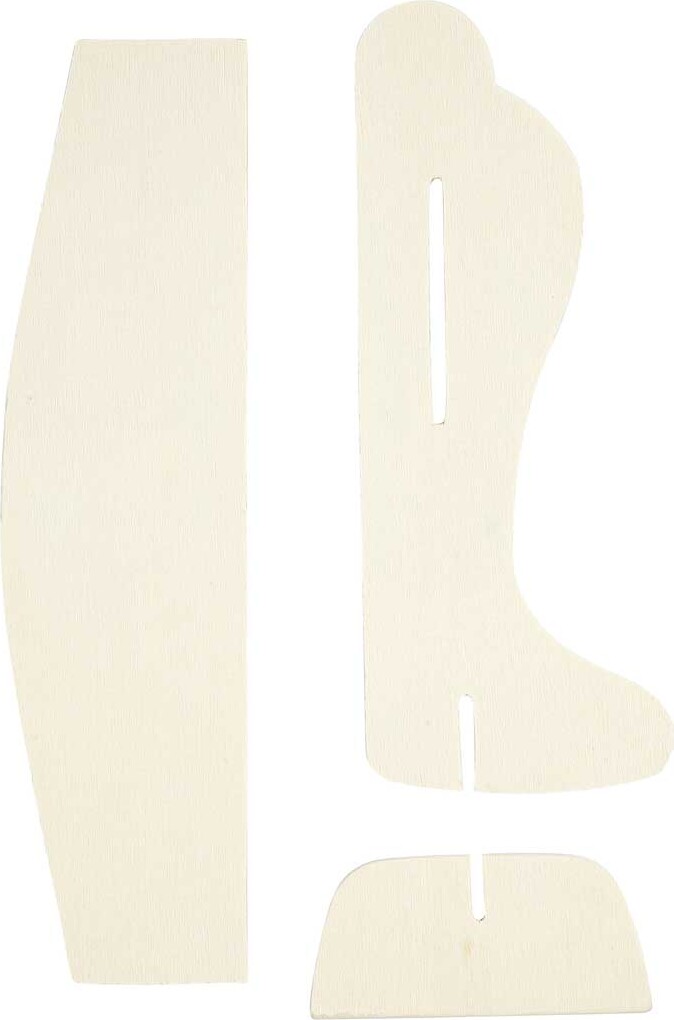 Saml Selv Fly - Legetøjsfly I Træ - 20 Stk