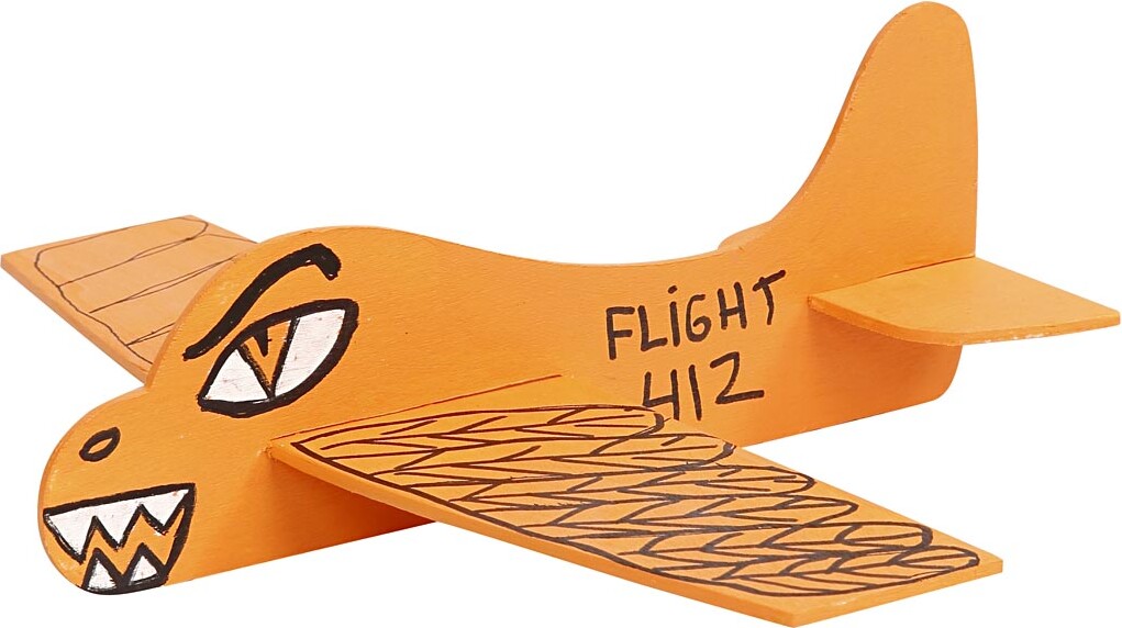 Saml Selv Fly - Legetøjsfly I Træ - 20 Stk