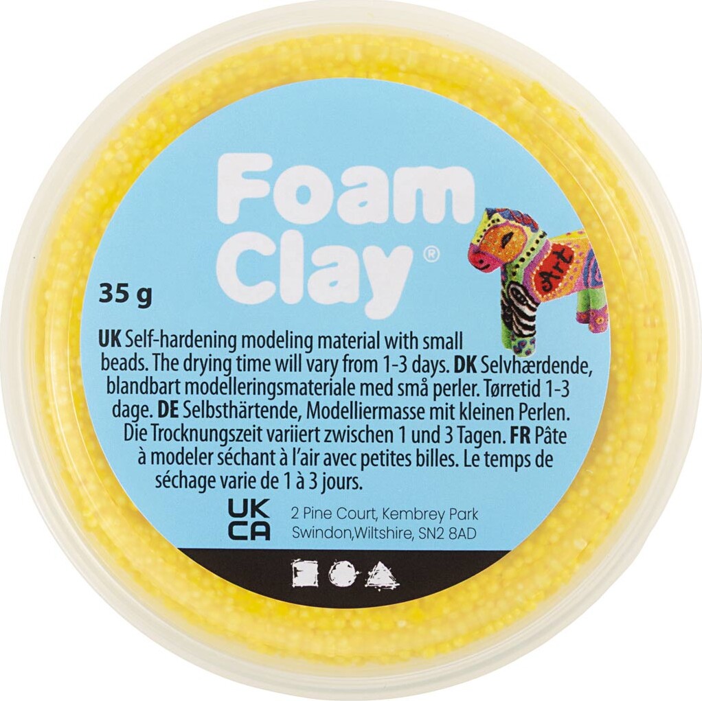 Foam Clay - Gul - 35 G