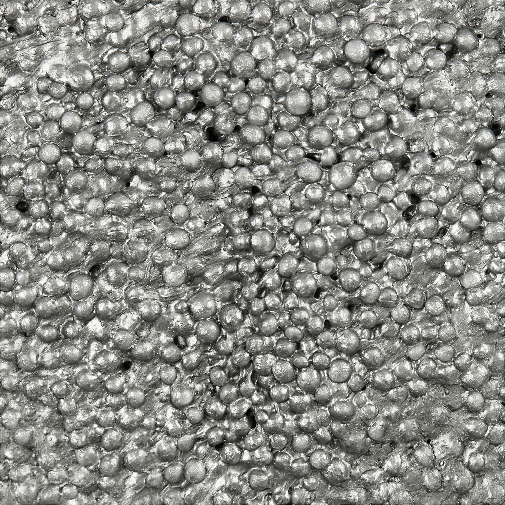 Foam Clay - Metallic - Sølv - Modellervoks - 35 G