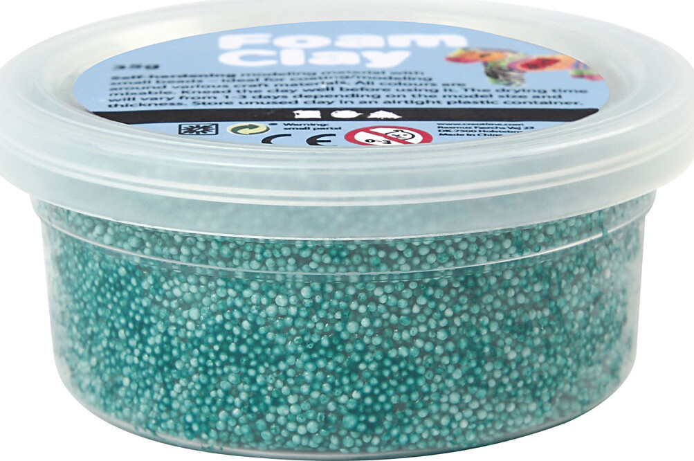 Foam Clay - Mørk Grøn - Modellervoks - 35 G