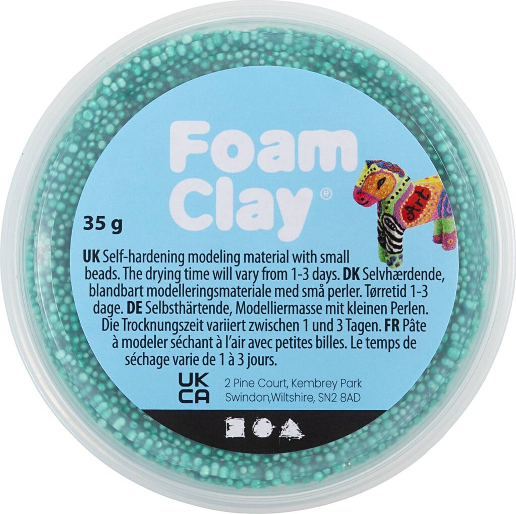 Foam Clay - Mørk Grøn - 35 G