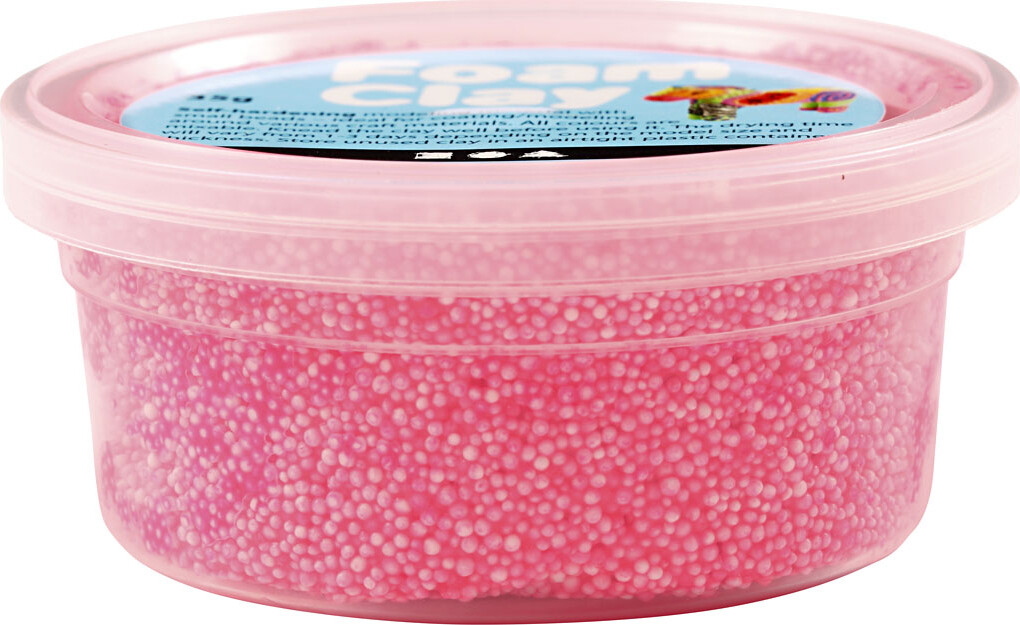 Foam Clay - Neon Pink - Modellervoks - 35 G