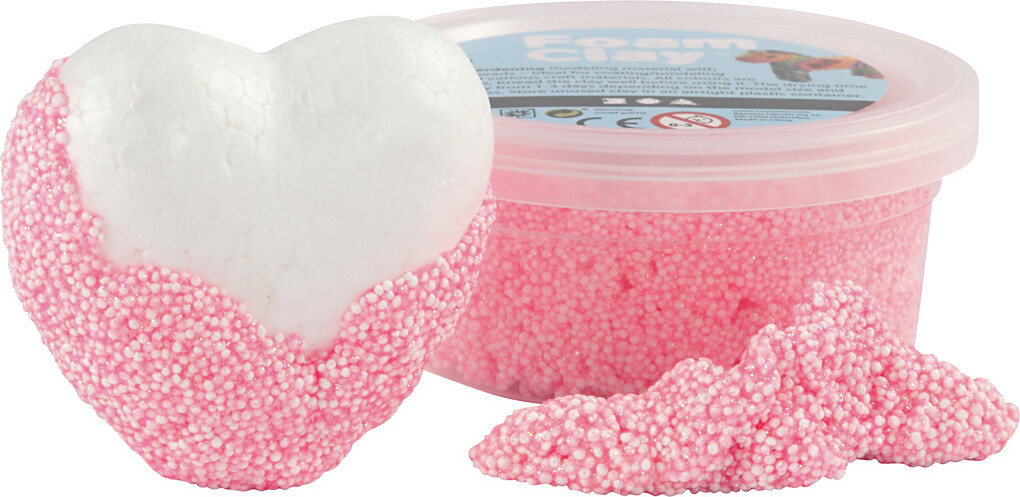 Foam Clay - Neon Pink - Modellervoks - 35 G