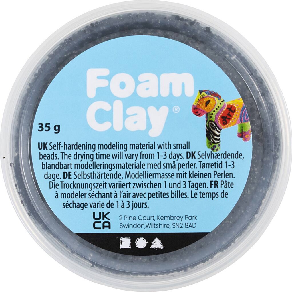 Foam Clay - Sort - 35 G