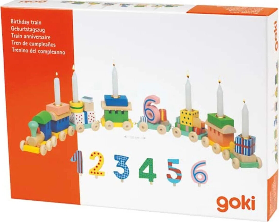 Fødselsdagstog I Træ - Goki