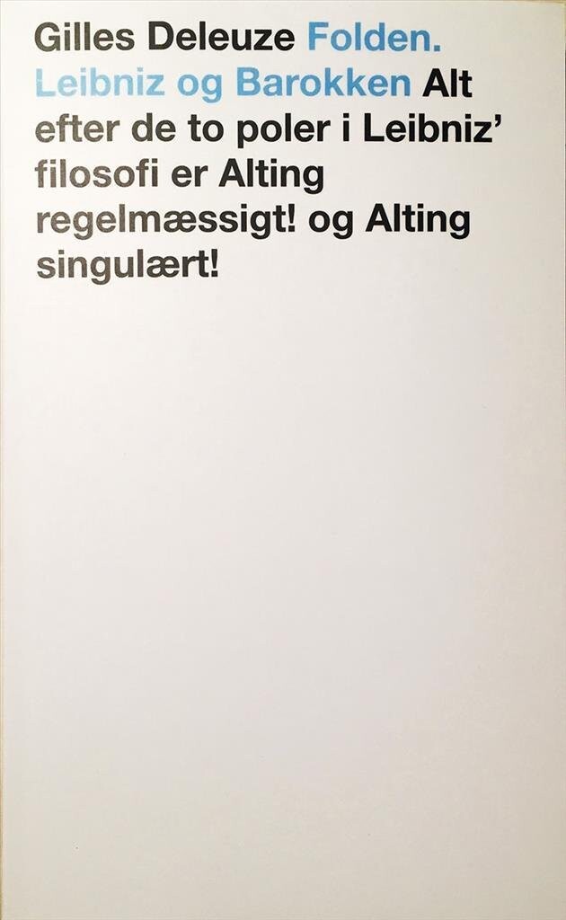 Folden Leibniz Og Barokken