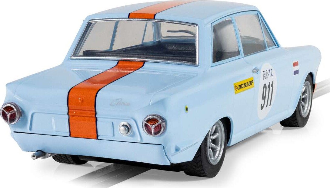 Scalextric C4669 - Ford Lotus Cortina Bil - Gulf Edition - 1 32