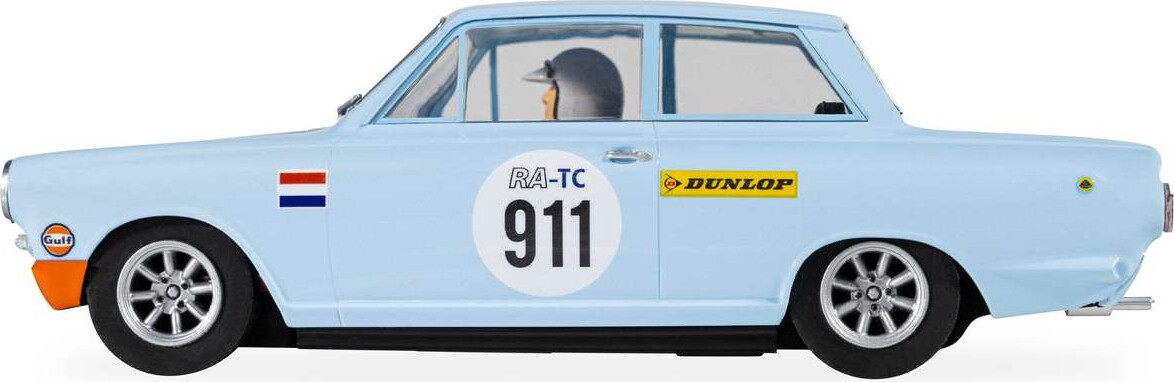 Scalextric C4669 - Ford Lotus Cortina Bil - Gulf Edition - 1 32