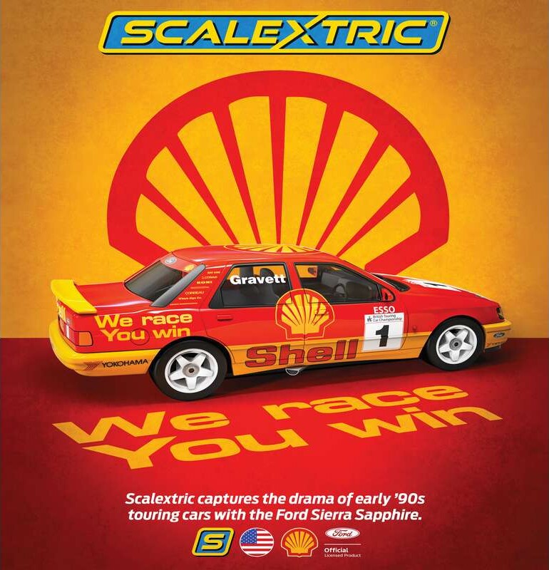 Scalextric C4632 - Ford Sierra Sapphire - Btcc 1990 - Rob Gravett