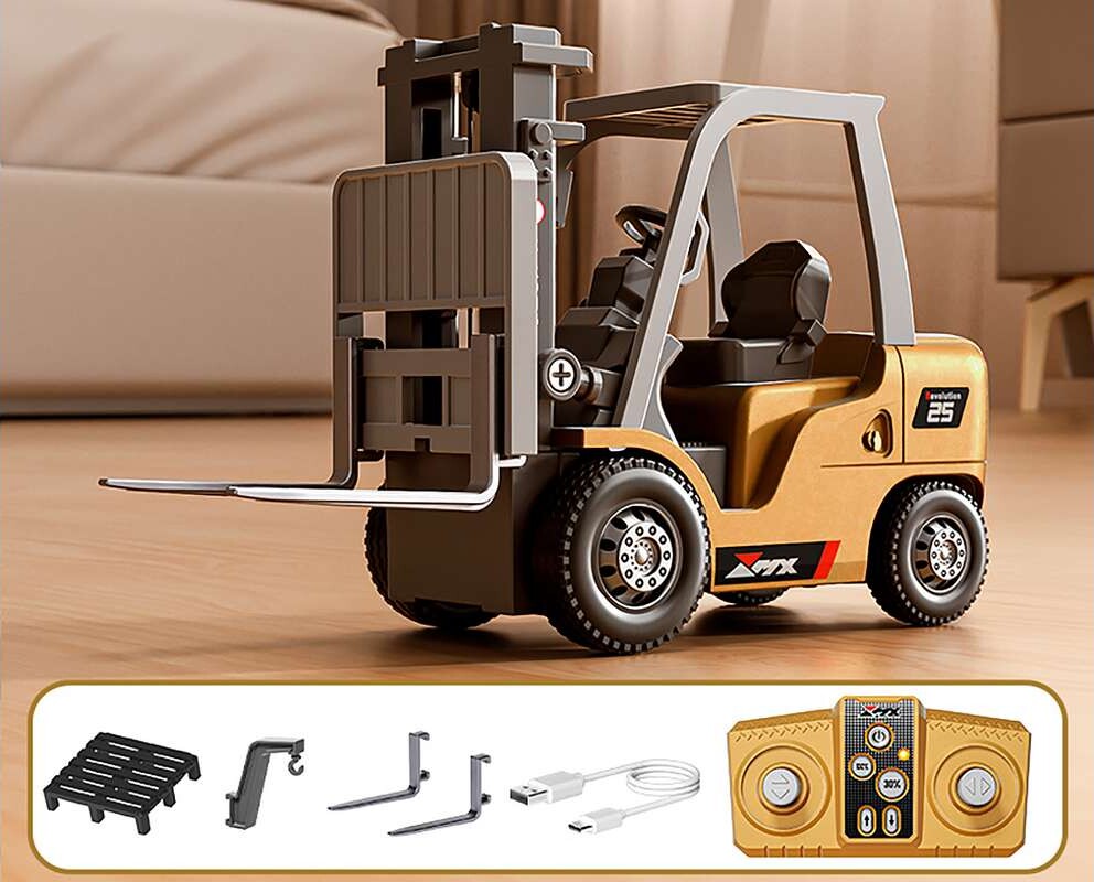 Forklift Rc 1 64 2 4Ghz 3 7V Li-Ion 8 Channels - Z6750A - Mx