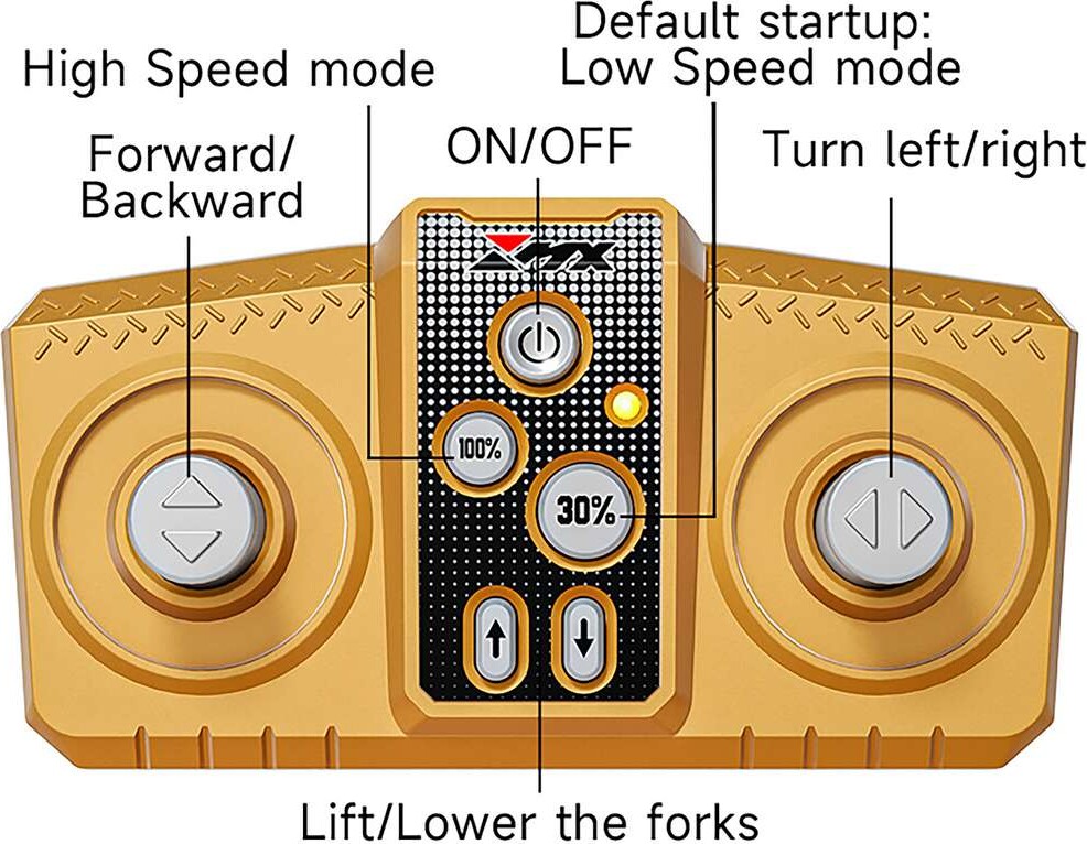 Forklift Rc 1 64 2 4Ghz 3 7V Li-Ion 8 Channels - Z6750A - Mx