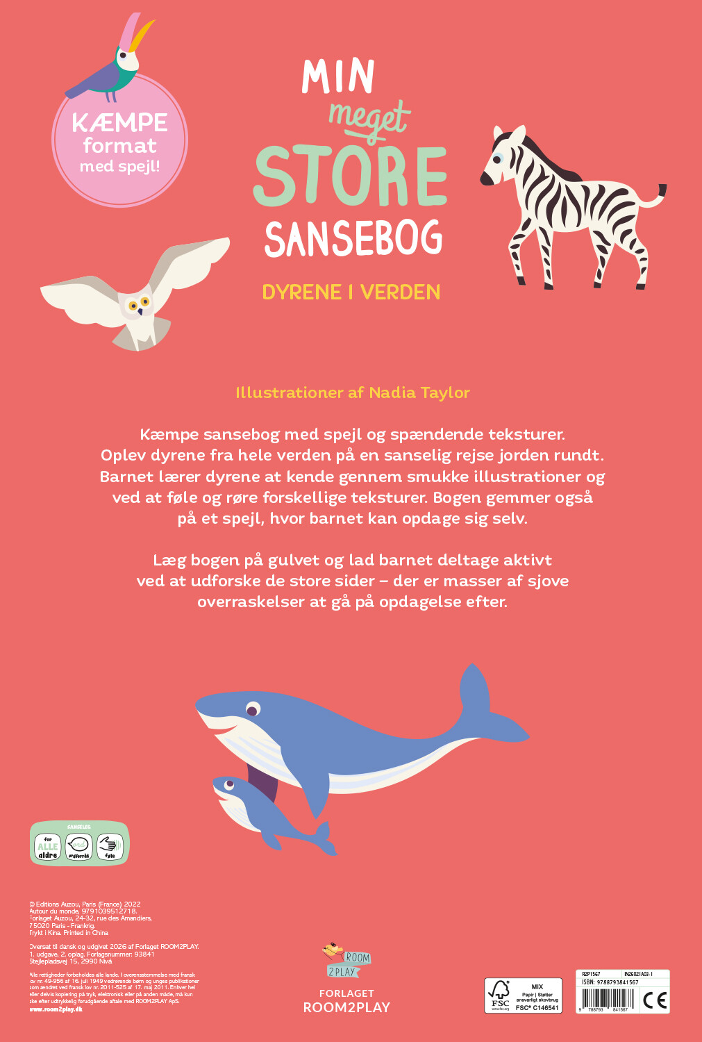 Min Meget Store Sansebog - Dyrene I Verden