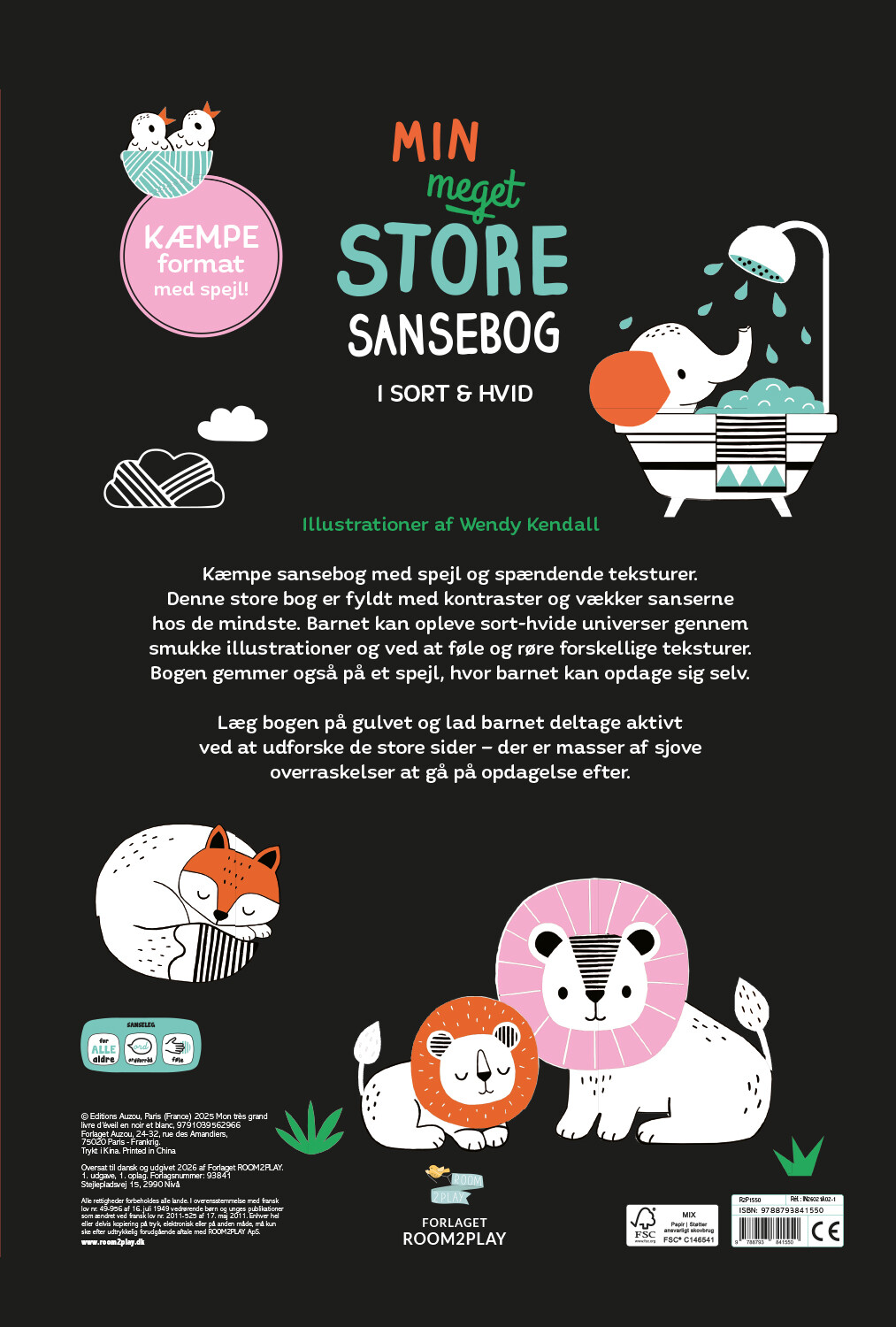 Min Meget Store Sansebog - I Sort Og Hvid
