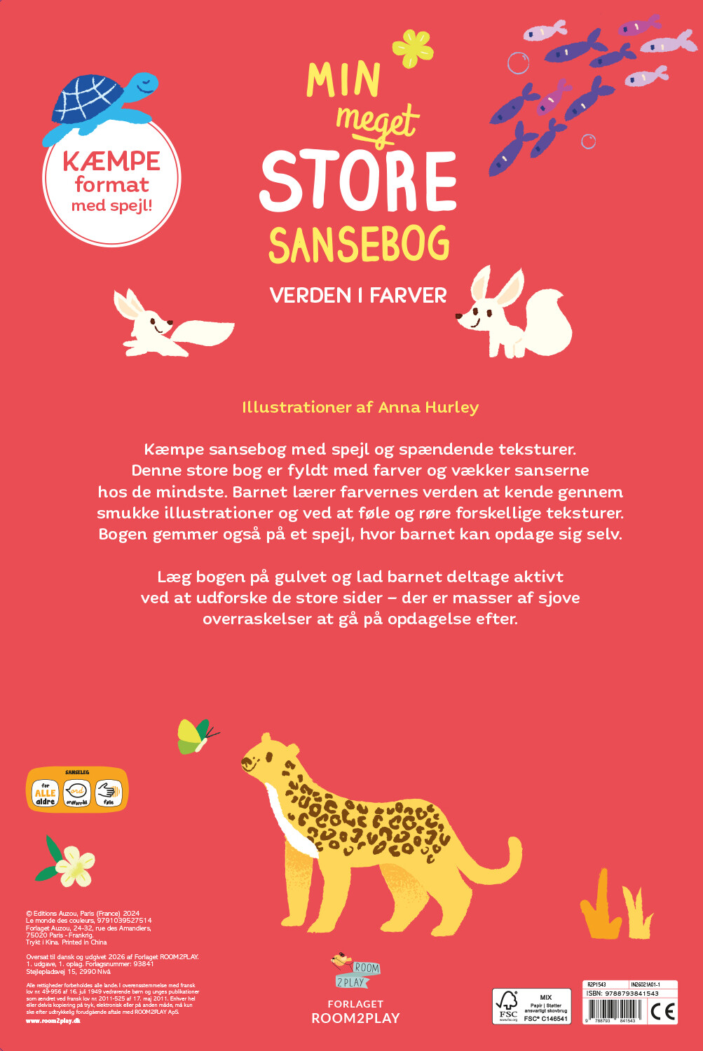 Min Meget Store Sansebog - Verden I Farver