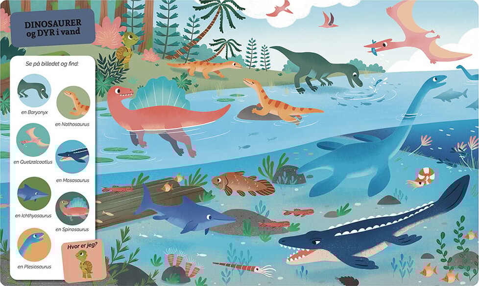 Søg Og Find - Dinosaurer