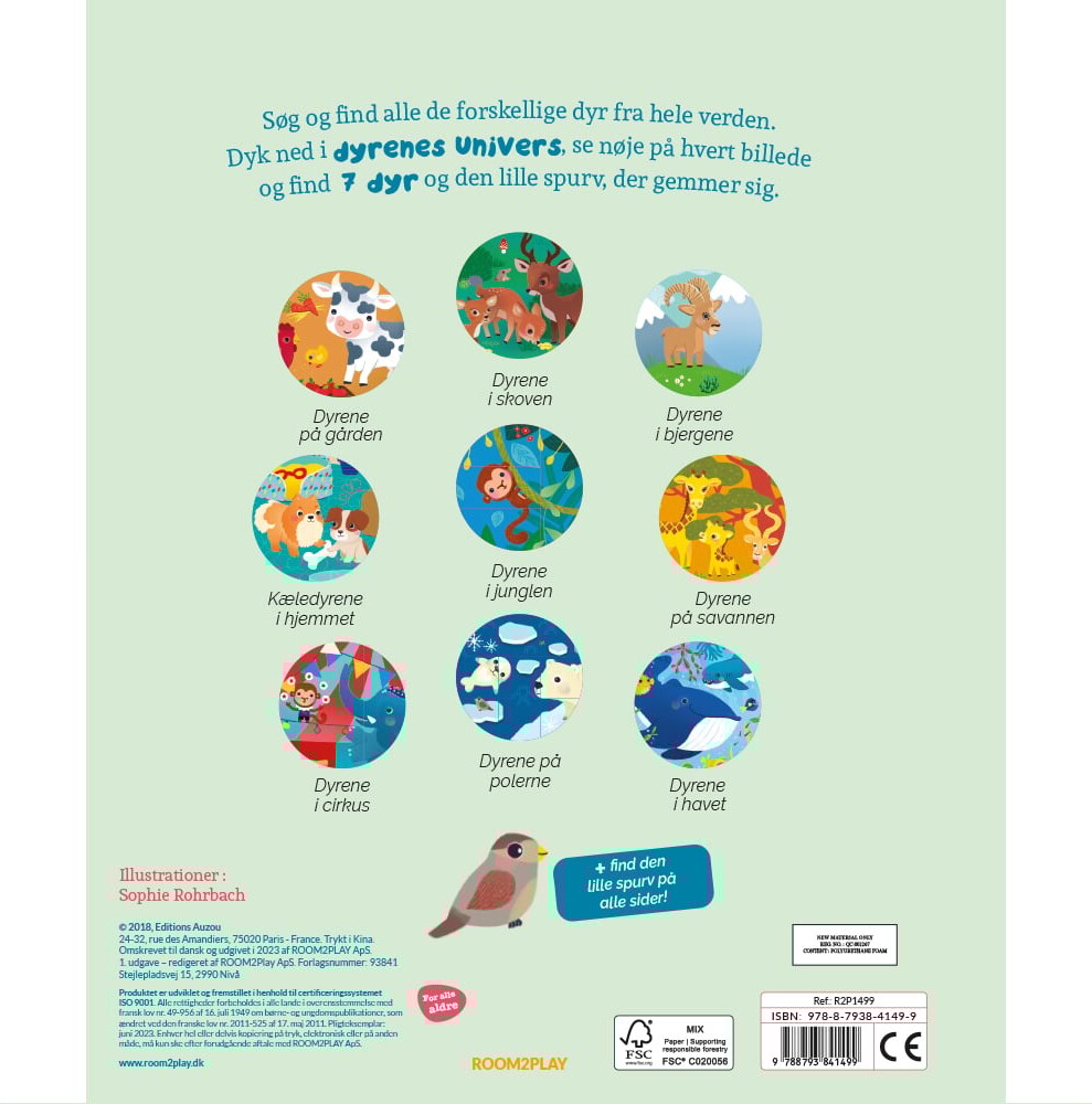 Søg Og Find - For De Mindste - Hos Dyrene