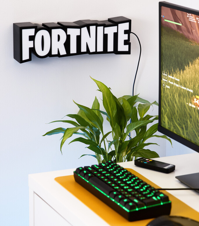 Fortnite Logo Light