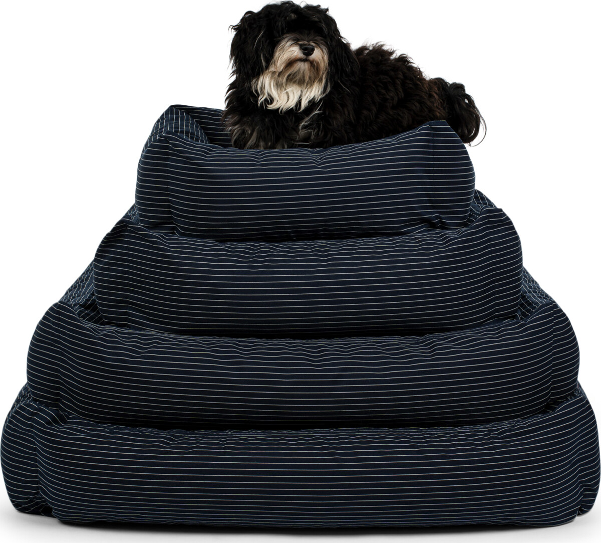 Fossflakes - Petbed Mini 50X45 Navy Pinstripe