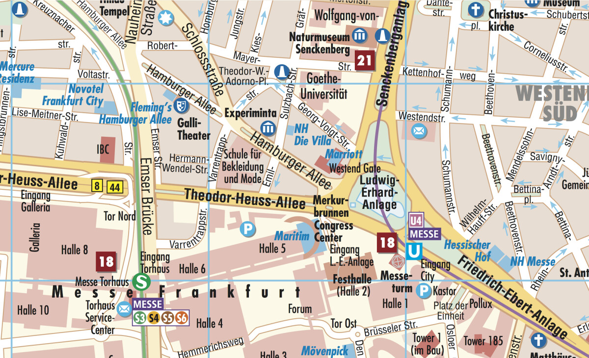 Frankfurt Am Main - Borch Maps