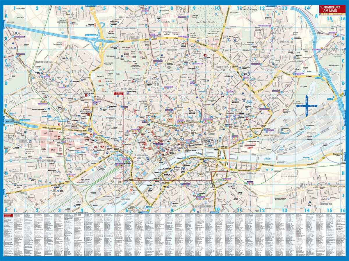 Frankfurt Am Main - Borch Maps