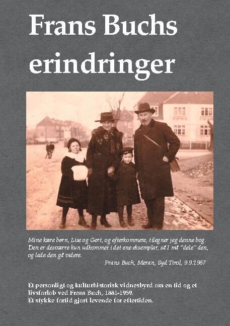 Frans Buchs Erindringer