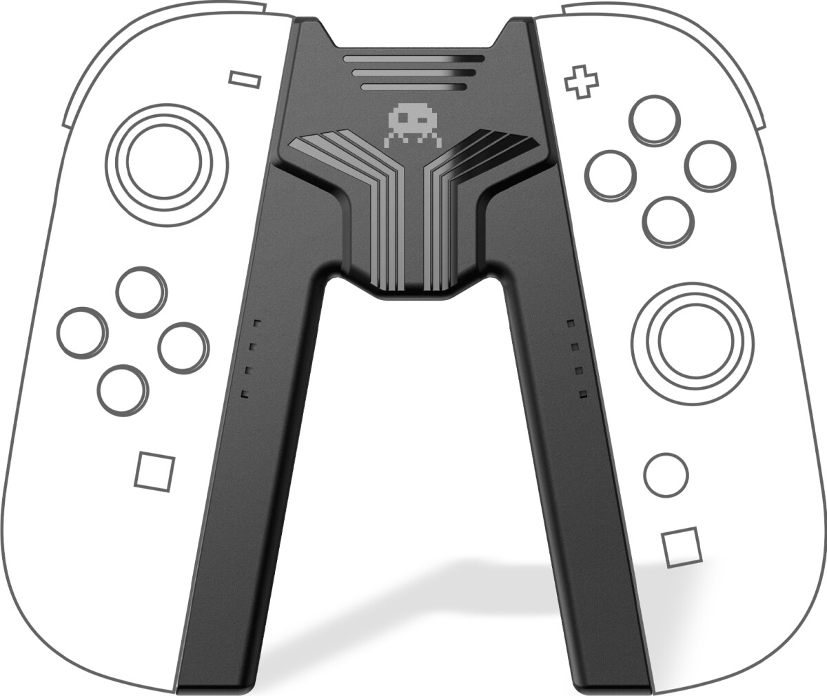 Freaks And Geeks - Grip For 2 Joycons Switch 2 - Black