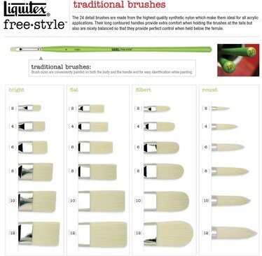 Liquitex - Free Style Pensel - Round - Str 2 - Til Akryl Og Oliemaling