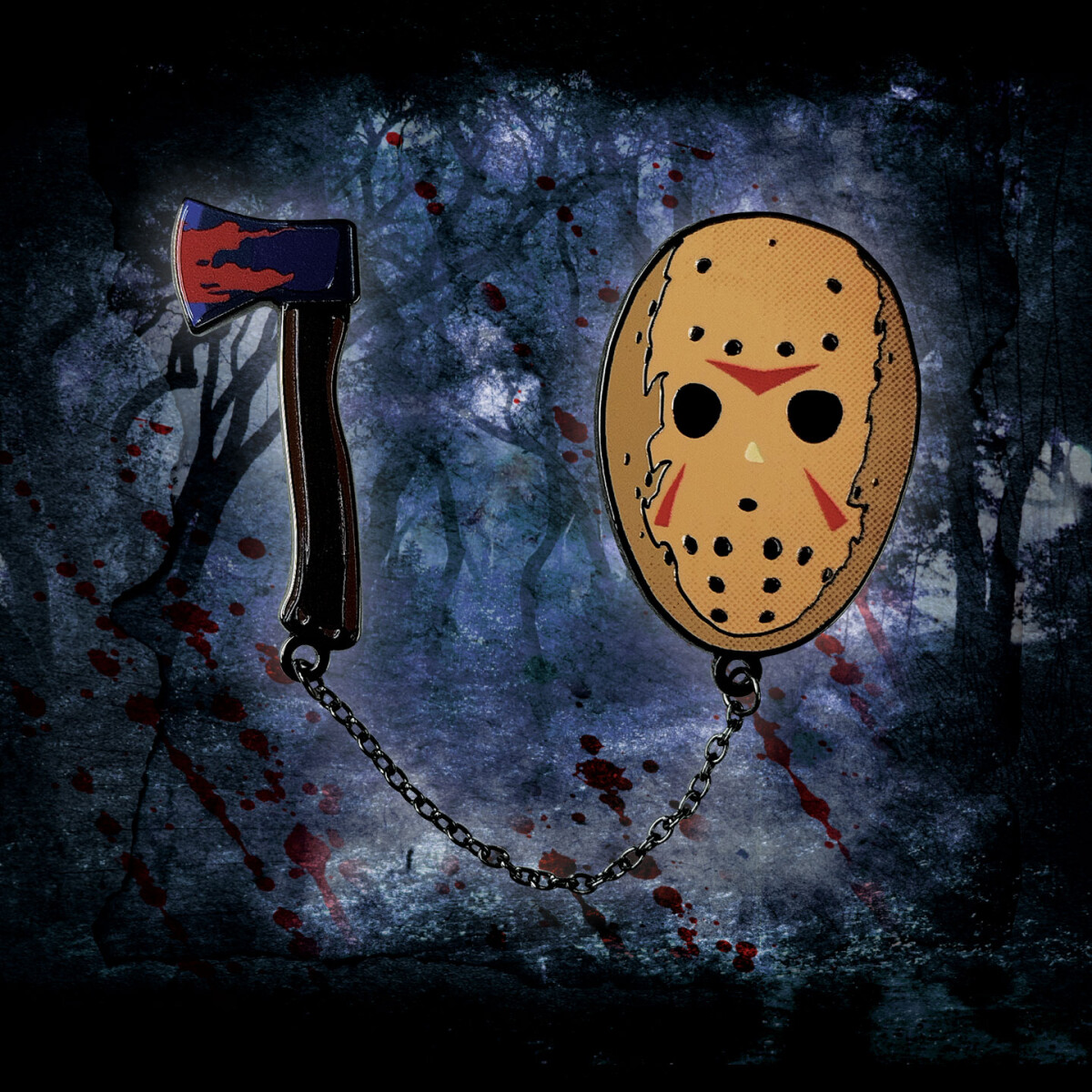 Friday 13Th Pin Badge Set