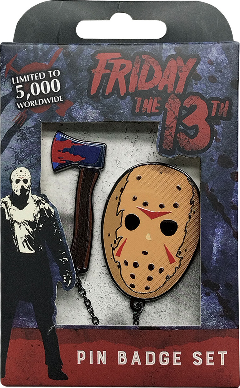 Friday 13Th Pin Badge Set