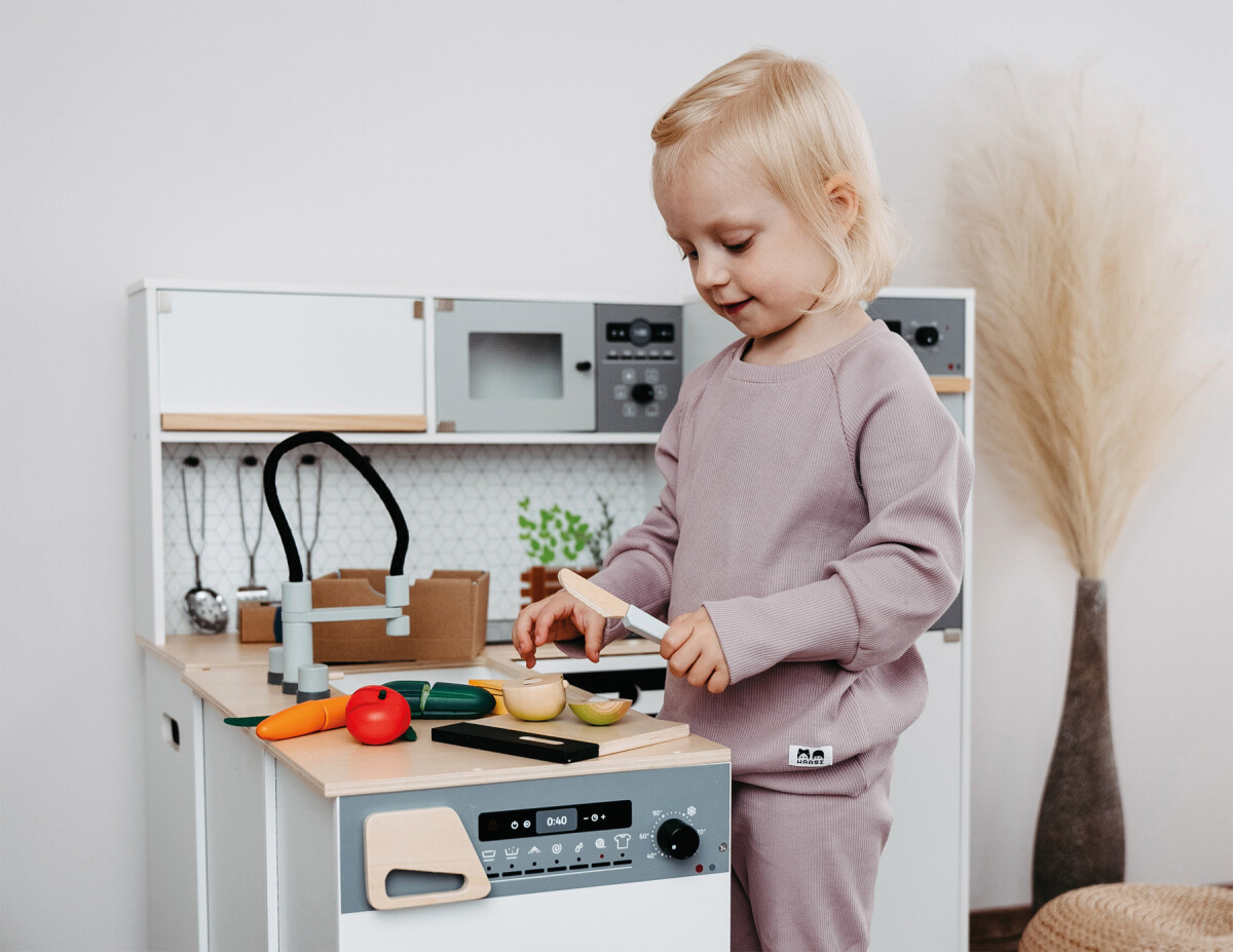 Legemad I Træ Med Velcro - Frokost Sæt - Fresh - Small Foot